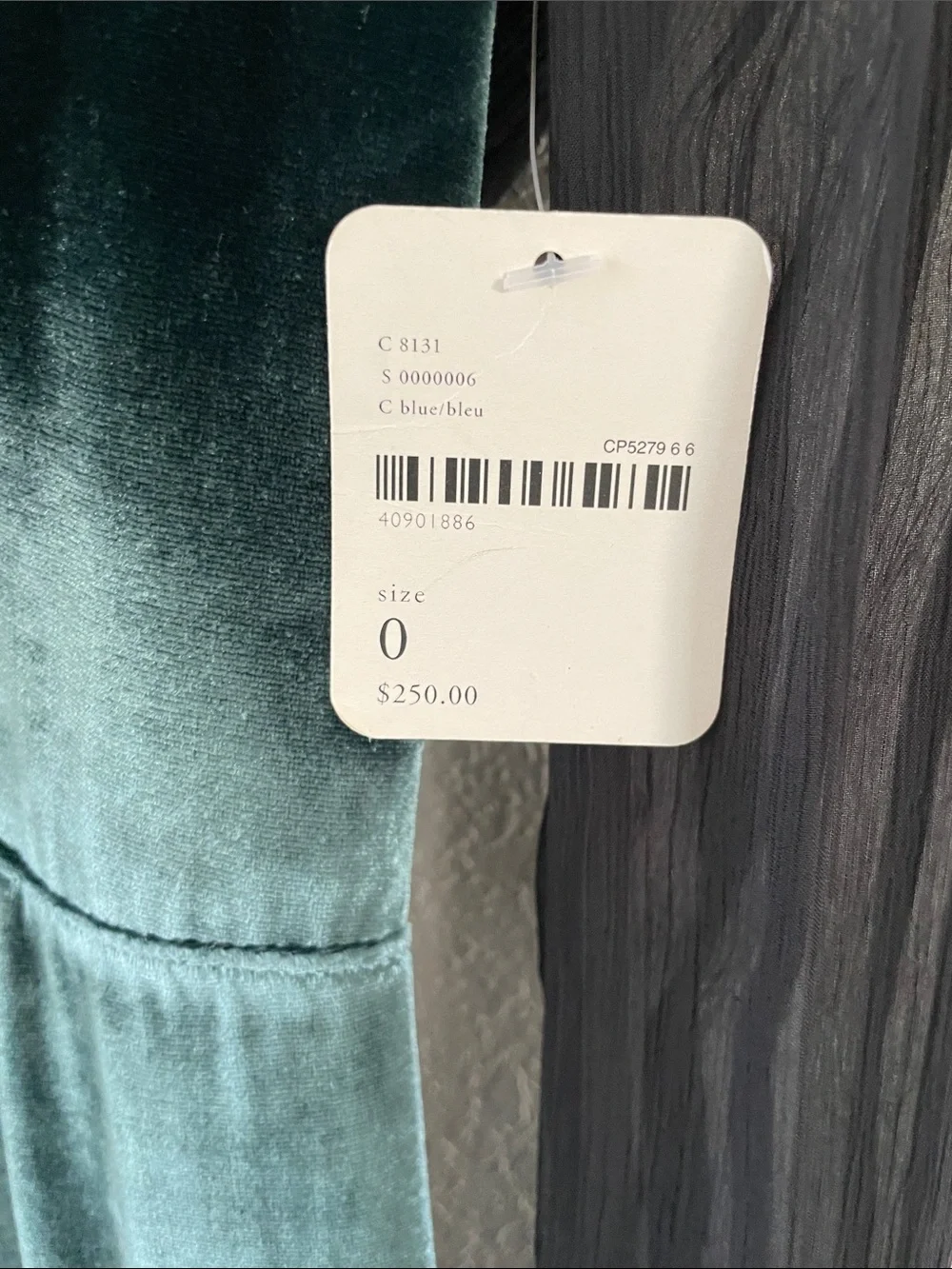 Free People “Amelina” Velvet Dress - NWT